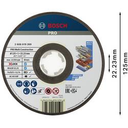 Bosch Accessories 2608619269 2608619269 řezný kotouč rovný 125 mm 1 ks