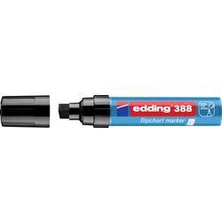 Edding 4-388001 popisovač na flipcharty Flipchartmarker hrot ve tvaru klínu 4 - 12 mm černá 1 ks