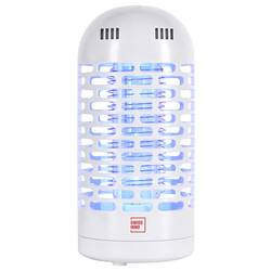 Swissinno 3W LED 1 254 001 UV lapač hmyzu LED světlo, mřížka pod napětím 3 W (Ø x v) 100 mm x 225 mm bílá 1 ks