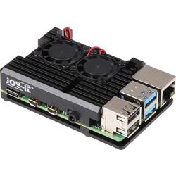 Joy-it Armor Case BLOCK ACTIVE SBC skříň Vhodné pro (vývojové sady): Raspberry Pi® včetně aktivního chladiče černá