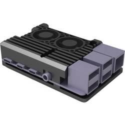 Joy-it Armor Case BLOCK ACTIVE SBC skříň Vhodné pro (vývojové sady): Raspberry Pi® včetně aktivního chladiče černá