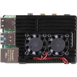 Joy-it Armor Case BLOCK ACTIVE SBC skříň Vhodné pro (vývojové sady): Raspberry Pi® včetně aktivního chladiče černá