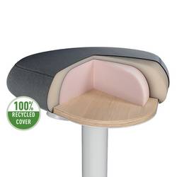Leitz sedačka světle šedá 65440085