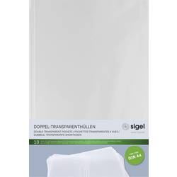 Sigel Dvojité průsvitné pouzdro DIN A4 SM180 10 ks