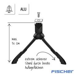 FISCHER FAHRRAD 50176:FISCHER stojan na jízdní kola hliník černá