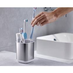 Joseph Joseph 70530 EasyStore Držák na zubní kartáček samostatné nerezová ocel