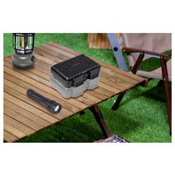 VOLTCRAFT Outdoorový kufr na akumulátory/baterie 24x CR-123A, 16340 , 18350 , CR 2 (d x š x v) 157 x 125.5 x 46 mm