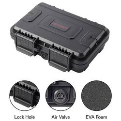 VOLTCRAFT Outdoorový kufr na akumulátory/baterie 24x CR-123A, 16340 , 18350 , CR 2 (d x š x v) 157 x 125.5 x 46 mm
