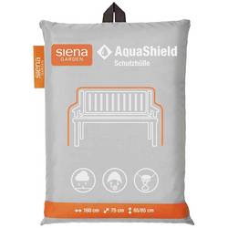 Siena Garden D41163 Bankšilový obal AquaShield, 3ks, 160 x 75 x H65 / 85 cm, světle šedá, 100% polyester
