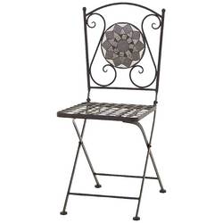 Siena Garden J04667 Skládací židle Como z oceli s mozaikem