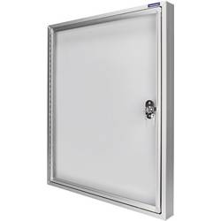 magnetoplan vitrína 1214100 Použití pro formát papíru: 6 x DIN A4 venkovní prostor 1214100 hliník bílá 1 ks