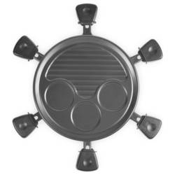 Tristar RA-2998 raclette gril 6 pánví, nepřilnavý povlak, indikátor černá