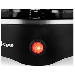 Tristar RA-2998 raclette gril 6 pánví, nepřilnavý povlak, indikátor černá