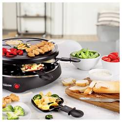 Tristar RA-2998 raclette gril 6 pánví, nepřilnavý povlak, indikátor černá