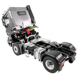 Amewi 22696 Mercedes-Benz Arocs Sattelzug mit Kippauflieger 4x4 1:14 RTR anthrazit 1:14 elektrický RC model auta RtR se světelným efektem, se zvukovou funkcí