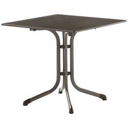 Sieger 3130-55 Sklopný stolek Bouelvard vivodur 80 x 80 cm, šedé/břidlicový vzhled, antracitová