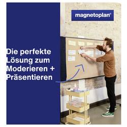magnetoplan 111151510 moderační karta růžová, zelená, žlutá, bílá, modrá, oranžová obdélníkový 200 mm x 100 mm 500 ks
