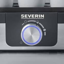 Severin EK 3163 vařič vajec bez BPA, s odměrkou, s propichovátkem vajec nerezová ocel, černá