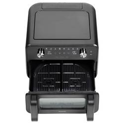 Panasonic NF-BC1000KXE Air Flyer s dvojitým košem a Flex zásuvkou 9.6 l 2450 W nepřilnavý povlak, bez BPA, nerozbitné, s aktivním odvětráváním, s funkcí páry,