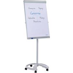 Franken flipchart Mobil Deluxe (š x v) 67 cm x 95 cm světle šedá vč. odkládací poličky, omyvatelný, výškově nastavitelný, popisovatelný, magnetický, vč. držáku