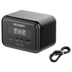 VOLTCRAFT VC-GL-100 Nabíjecí stanice 6.2 Ah Dodávka energie LiFePO4 černá Indikátor stavu