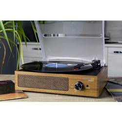 Technaxx TX-186 USB gramofon řemínkový pohon hnědá