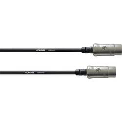 Cordial MIDI propojovací kabel [1x XLR zástrčka 5pólová - 1x XLR zástrčka 5pólová ] 6.00 m černá