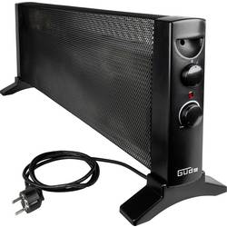 GÜDE 85174 sálavý přímotop, 15 m³, 1200 W, černá