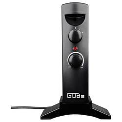 GÜDE 85174 sálavý přímotop, 15 m³, 1200 W, černá