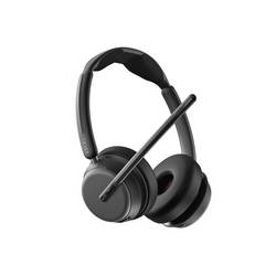 EPOS IMPACT 1000 Headset otevřená (On Ear) Bez kabelu, kabelová stereo černá headset, regulace hlasitosti, Tlačítko Microsoft Teams, Vypnutí zvuku mikrofonu