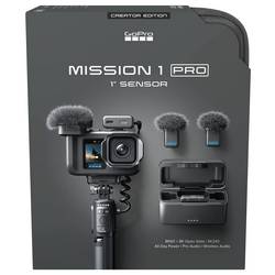 GoPro MISSION 1 PRO Creator Edition Sportovní outdoorová kamera 8K, Bluetooth, Wi-Fi, dotyková obrazovka, časová prodleva, stabilizace obrazu, duální displej,
