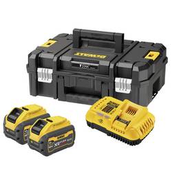 DEWALT DCB118XY2T nabíječka akupacků DCB118XY2T-QW vč. 2x aku, vč. nabíječky, kufřík