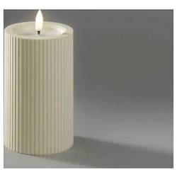 Konstsmide 1661-970 LED svíčka béžová teplá bílá (š x v) 7.4 cm x 12.5 cm časoměřič