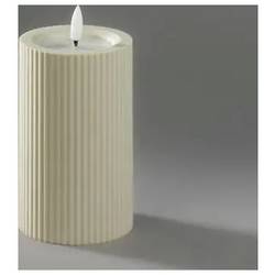 Konstsmide 1661-970 LED svíčka béžová teplá bílá (š x v) 7.4 cm x 12.5 cm časoměřič