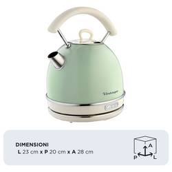 Ariete 00C287704AR0 rychlovarná konvice, zelená, 00C287704AR0