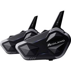 Midland C1529.06 BTR1 Advanced X Twin Pack Sada bezdrátových komunikátorů do auta Vhodné pro typ helmy všechny typy helem