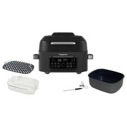 Hagenuk MAF-1600D.8 Horkovzdušná fritéza / stolní gril 6 l 1660 W nepřilnavý povlak, funkce grilování, Cool touch pouzdro, Digitální časovač, Kontrolní okénko,