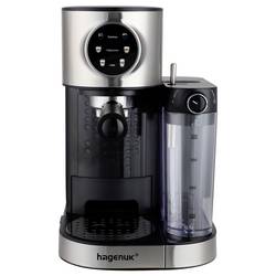 Hagenuk ESP-1470.15 Kávovar černá připraví šálků najednou=2 One Touch, s tlakovým mechanizmem, s automatickým pěnovačem mléka, plně automatické čištění okruhu