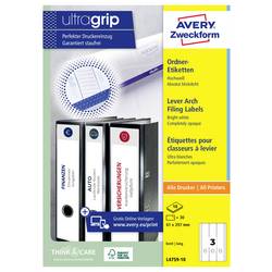 Avery-Zweckform štítky složek L4759-10 61 x 297 mm papír bílá trvalé 30 ks