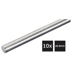 TOOLCRAFT drát z pružinové oceli 1000 mm 0.8 mm 10 ks