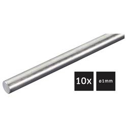 TOOLCRAFT drát z pružinové oceli 1000 mm 1 mm 10 ks