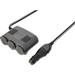 VOLTCRAFT VC-18721730 3xDC, 1xUSB-A rozvaděč do zapalovače cigaret Počet cigaretových zapalovačů 3 x Proudová zatížitelnost (max.) 10 A