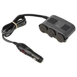VOLTCRAFT VC-18721730 3xDC, 1xUSB-A rozvaděč do zapalovače cigaret Počet cigaretových zapalovačů 3 x Proudová zatížitelnost (max.) 10 A