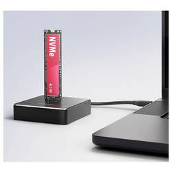 AXAGON ADSA-M2C Dual USB-C™ (USB 3.2 Gen 2) M.2 NVMe PCIe 3.0 x4 2 porty Dokovací stanice SSD s funkcí klonování