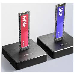 AXAGON ADSA-M2C Dual USB-C™ (USB 3.2 Gen 2) M.2 NVMe PCIe 3.0 x4 2 porty Dokovací stanice SSD s funkcí klonování