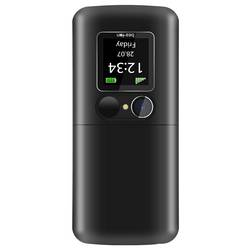 beafon Fold 10 2G telefon pro seniory - véčko tlačítko SOS, nabíjecí stanice černá, stříbrná