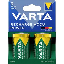 Varta VARTA Recharge Accu Power D 3000 mAh Blister 2 akumulátor velké mono D Ni-MH 3000 mAh 1.2 V 2 ks