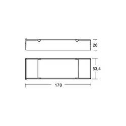 Brumberg 17517000 LED stmívač 170 mm 53.4 mm 28 mm