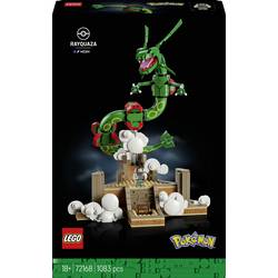 72168 LEGO® Pokémon Rayquaza; Bauset; pohyblivé postavy; typ letadla a draku; Pokémon pokojová dekorace; dárek