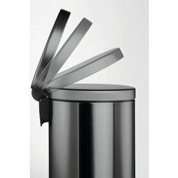 Durable DURABLE - 341058 - Abfallbehälter mit Tritt 5 l metall anthrazit 341058 Odpadkové vědro 5 l (Ø x v) 20.5 cm x 29 cm kov, plast antracitově šedá 1 ks